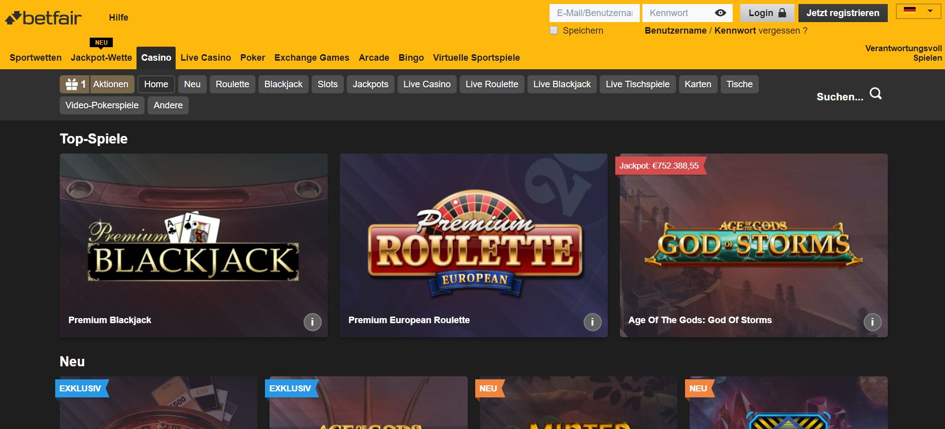 Betfair Casino