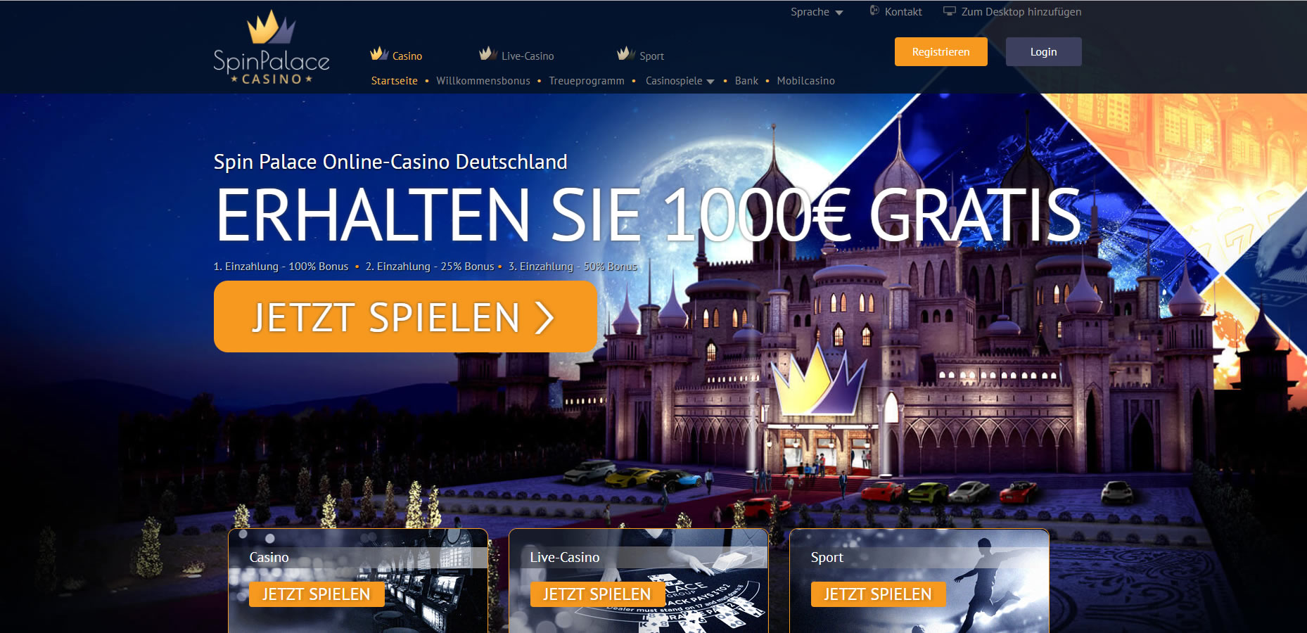 Spin Palace Casino Vorschau