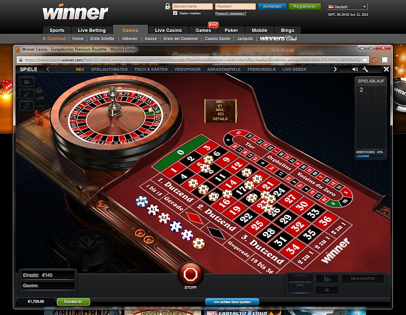 winnercasino roulette